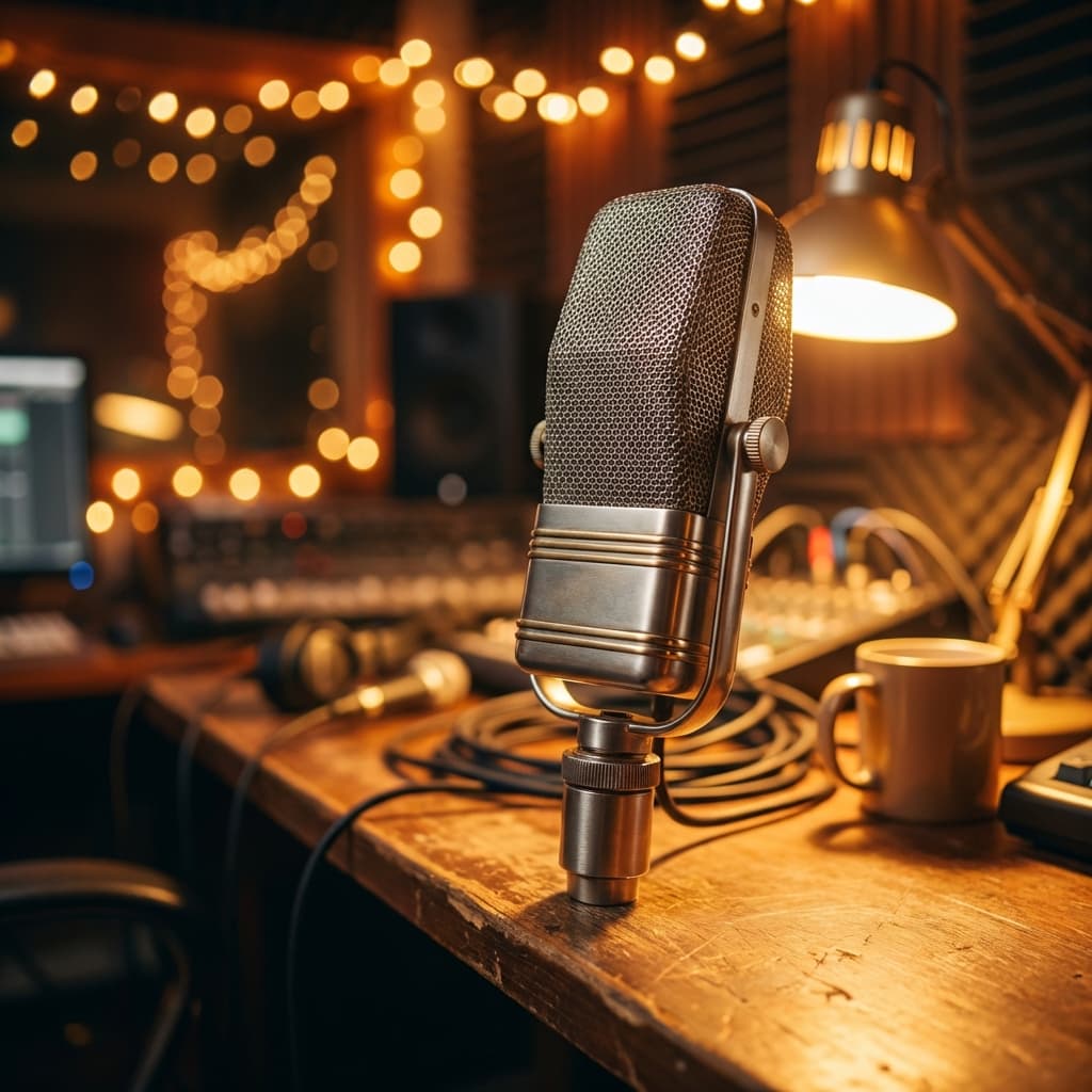 מיקרופון פודקאסט